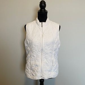 5/$20 White Quilted Vest
